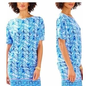 NWT Sz XS Lilly Pulitzer $178 LOWE Lapis Blue Shift Dress